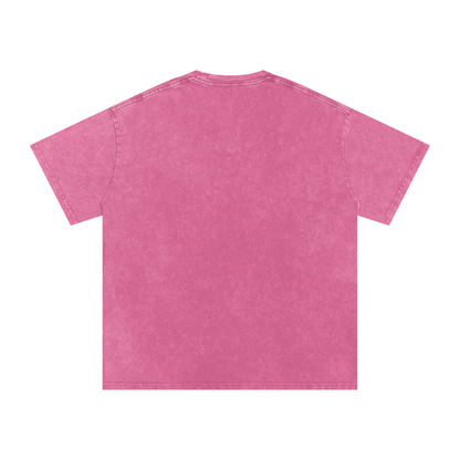 Fragile Snow Washed Oversized Cotton T-Shirt