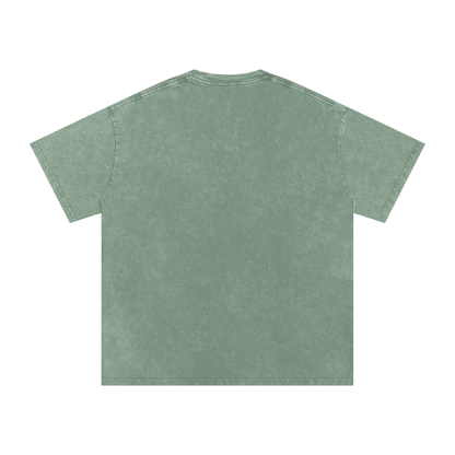 Fragile Snow Washed Oversized Cotton T-Shirt