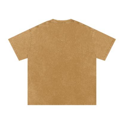 Fragile Snow Washed Oversized Cotton T-Shirt