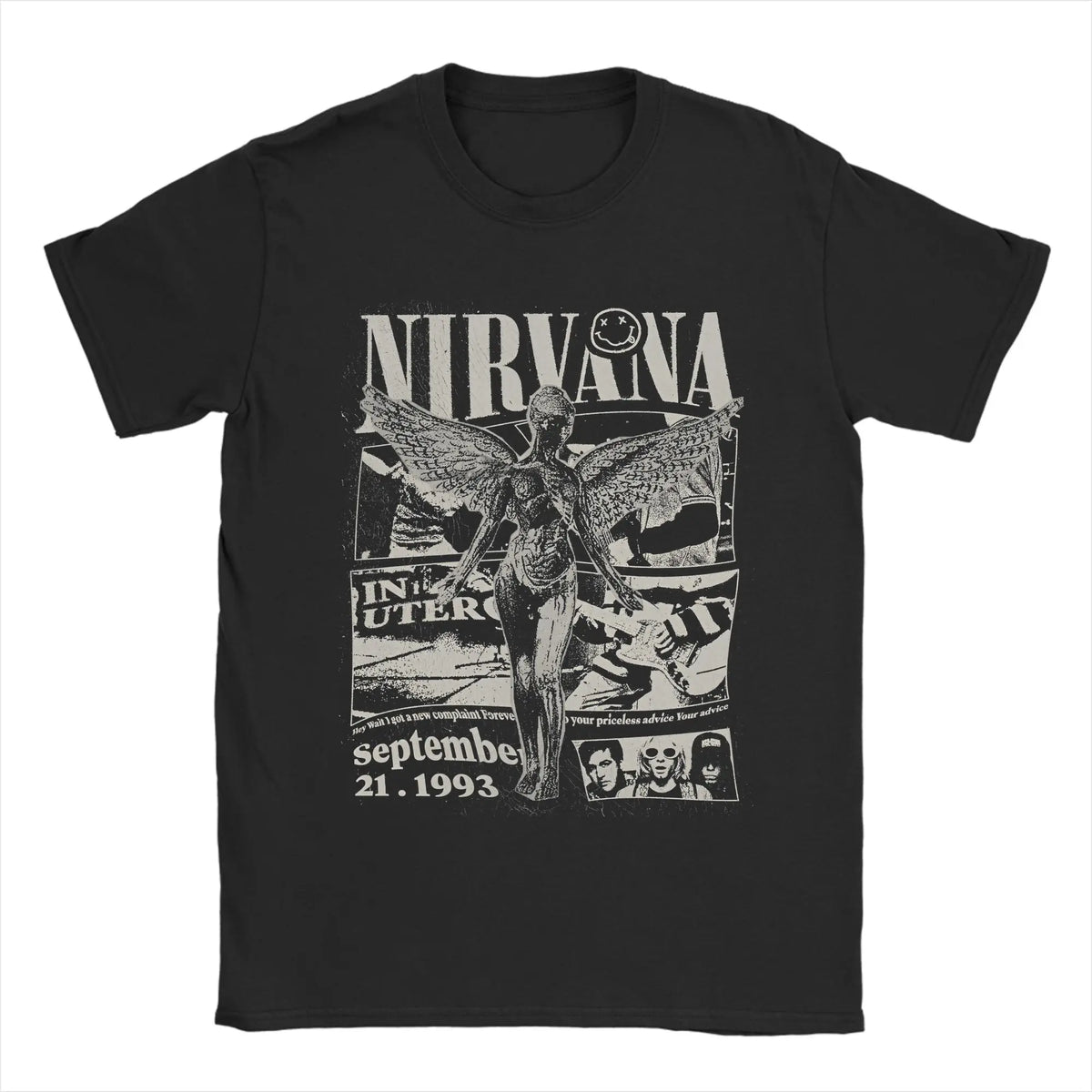 2026 Printed Rock-Nirvanas T-shirt