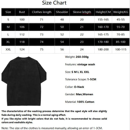 Tokyo Ghoul Ken Kaneki Anime Clothing Men Women Short Sleeve Manga T-shirts Vintage Washed T Shirt Cotton Tee Harajuku Male Summer Tshirt