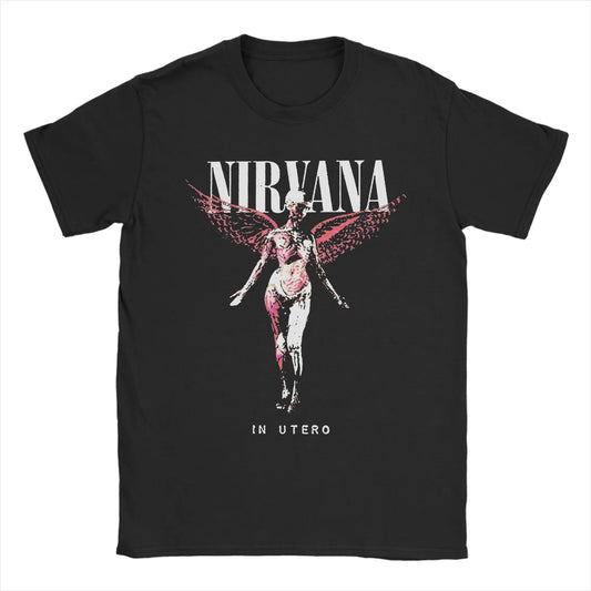 2026 Printed Rock-Nirvanas T-shirt