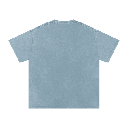 Fragile Snow Washed Oversized Cotton T-Shirt