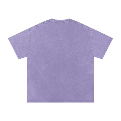 Fragile Snow Washed Oversized Cotton T-Shirt