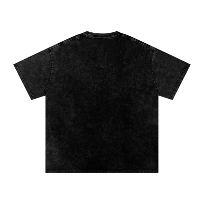 Fragile Snow Washed Oversized Cotton T-Shirt