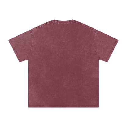 Fragile Snow Washed Oversized Cotton T-Shirt